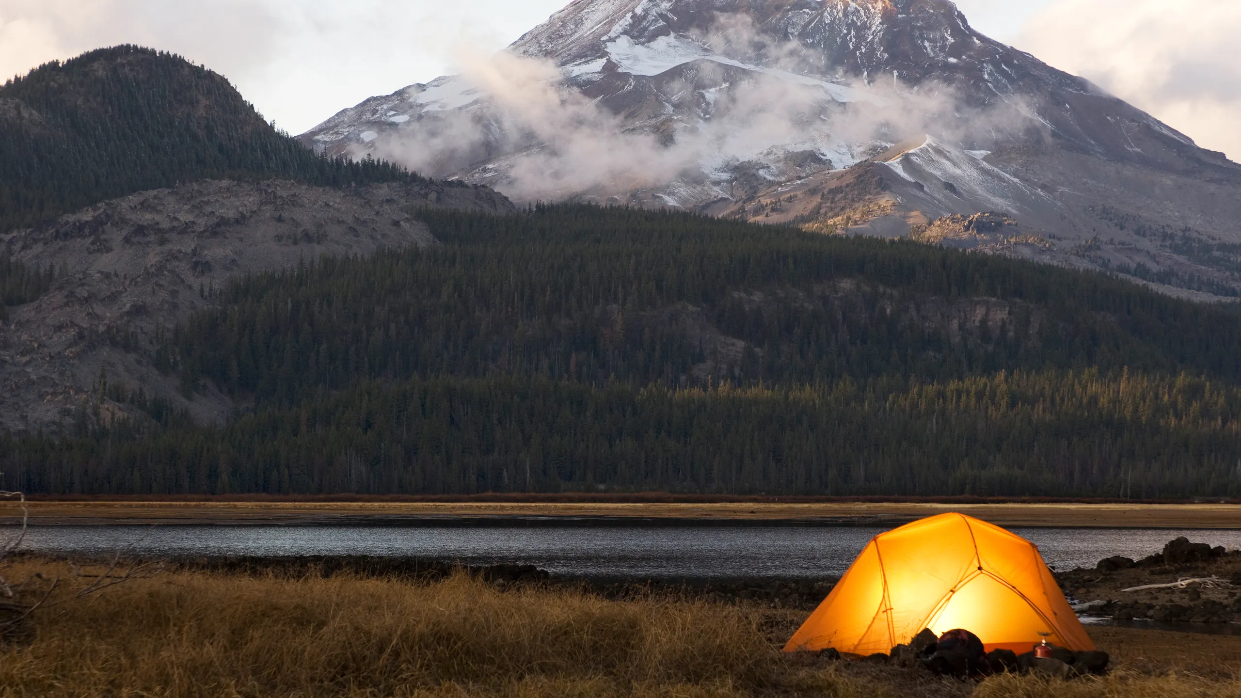 Fun camping and outdoor image